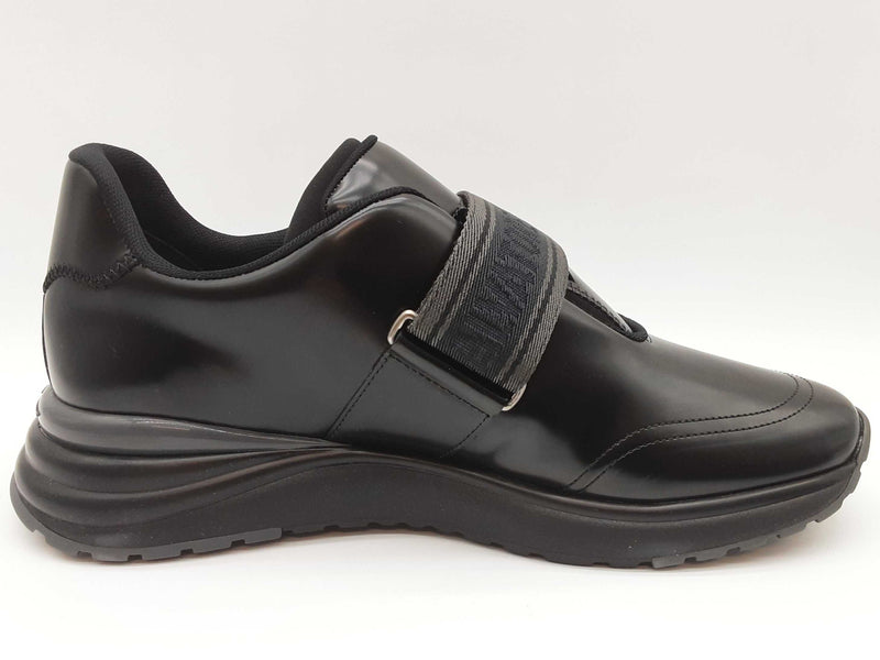 Salvatore Ferragamo Tommy Nero Black Leather Slip On Shoes Size 9m Do0825lxzde