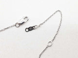 Approx 0.05 Ctw Diamonds 0.925 Silver 2.3g Swirl Pendant Chain 18 In Do1224lxde