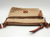 Dooney & Bourke Madison Signature Crossbody Tan Monogram Canvas Sd0825lrsa