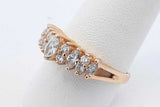 0.35cttw Diamond Ring In 14k Yellow Gold 3.6 Grams Size 8.5 Eb0626orxdu