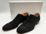 Chanel Black Suede Uniform Dress Shoes Size Eu 43 Do0125lxzde