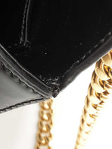 Prada Polished Black Leather Shoulder Bag Eb0726ixzdu