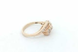 0.38cttw Diamond Ring In 14k Yellow Gold 3.4 Grams Size 5.25 Eb0926worsa