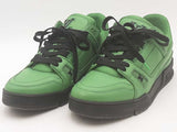 Louis Vuitton Trainer Green Shoes Size 9 Aa0126pzxsa
