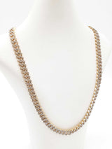Diamond & 10k Yellow Gold Cuban Link Chain 114.7 Grams 22.5 Inch Fw0726rrzxdu