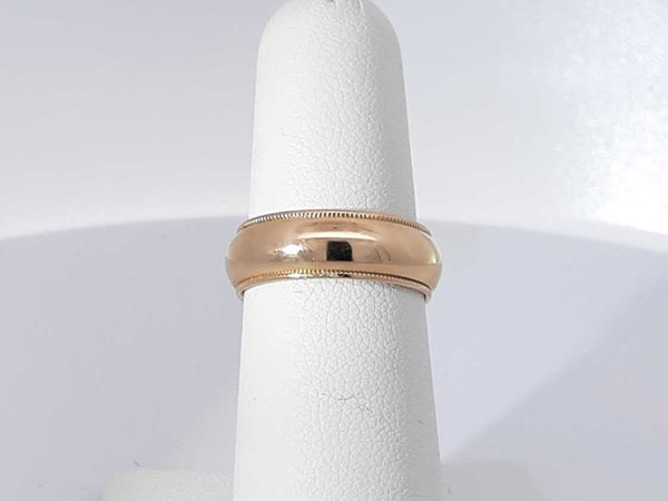 14k Yellow Gold 6.3 Grams Wedding Band Size 5.5 Aa1125wlrsa