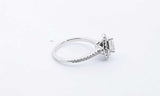 14k White Gold 1.05ctw Ring Size 6 Hs0124rxzsa