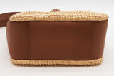 Yves Saint Laurent Mini Raffia & Leather Shoulder Bag Eb0126lxxzde
