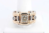 Approx. 1.70ctw Center Diamond Ring In 18k Yellow Gold 25.63g Sz 13 Eb0424lrxzsa