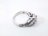 Vera Wang Wish Diamond & 14k Gold Engagement Ring 6.1 Gram Size 6.75 Fw0826rxzdu