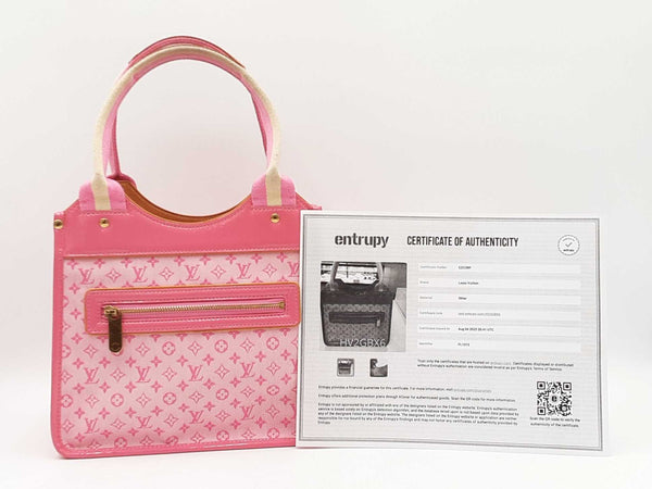 Louis Vuitton Sac Kathleen In Monogram Pink Canvas & Patent Leather Fw0925rxzdu