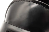 Prada Black Leather Loafers Size 41.5 Eb0626loxde
