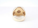 1.32 Cttw Diamond & 14k Yellow Gold Cluster Ring 14.4 Gram Size 9.5 Fw0926lorzdu