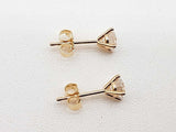 0.75 Cttw Lab Grown Diamonds 14k Yellow Gold 0.7g Stud Earrings Do0325lexde