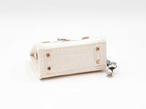 Mini Boutique Bag Charm In Ivory Fw0825edu