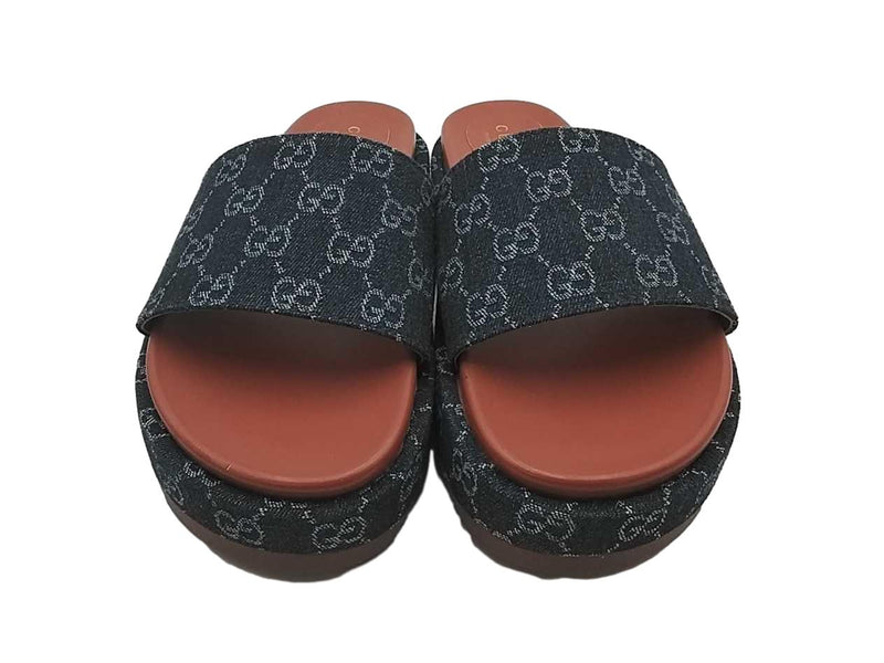 Gucci Gg Denim Blue Blue Size 43 Jg0823lzxmia