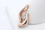 0.18ctw Diamond Pendant In 10k Yellow Gold 1.8 Grams Eb0626loxde