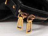 Yves Saint Laurent Ysl Cabas Chyc Black Braided Vinyl Duffle Bag Do0426pxzde