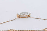 2.0ctw Lab Grown Marquis Diamond Pendant Necklace In 14k Yellow Gold Eb0126srxsa