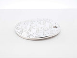 Tiffany & Co. Notes 727 Fifth Avenue Sterling Silver Wavy Pendant 24g Fw0326ezdu