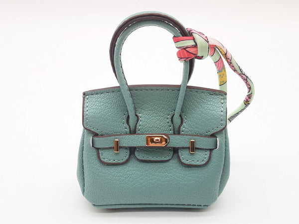 Blue Teal Mini Bag Charm Do0725ide