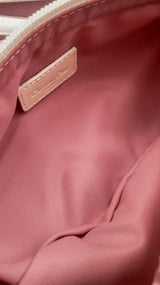Christian Dior Trotter Diorissimo Oblique Pink & White Waist Bag Eb1125lrxdu