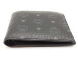 Mcm Black Visetos Coated Canvas Bifold Wallet Do0925ixde