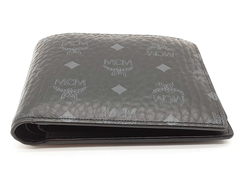 Mcm Black Visetos Coated Canvas Bifold Wallet Do0925ixde
