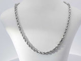 18k White Gold 14.9 Grams Rope Chain 20 In Aa1125ezxsa
