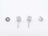 2.0 Cttw Lab-grown Diamond Stud Earrings In 14k White Gold 1.1 Grams Fw0326wcrdu