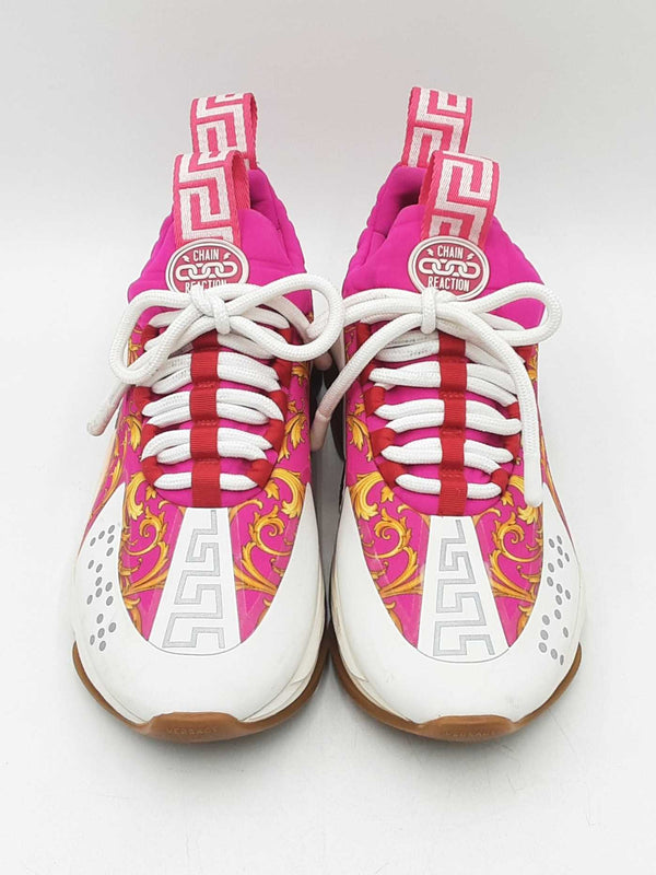 Versace Chain Reaction Low Top Multicolor Sneakers Size Eu 36 Us 6 Fw0925erdu