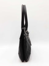 Gucci Horsebit Chain Bag In Black Monogram Canvas & Leather Fw0626lordu