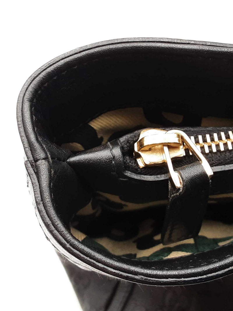 Gucci Abbey Tote Bag In Gg Guccissima Black Leather Fw0525orzdu