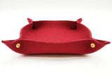 Hermes Mises Et Ralances H Evelyn Red Felt Snap Tray Collectible Do1025lrxde