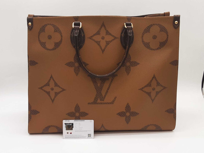 Louis Vuitton Onthego Gm Monogram Reverse Tote Bag Sd1025czxde