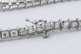 2.64cttw Diamond 14k White Gold Tennis Bracelet 10.3 Grams 7 Inch Eb0626lxxzsa