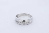 0.11cttw Diamond Ring In 14k White Gold 5.7 Grams Size 9.25 Eb1026orxde