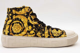 Versace Greca Barocco High Top Sneakers Size 43 Eb0426lxzsa