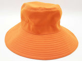 Hermes Embroidered H Logo Orange Bucket Hat Size 59 Do0926wxzde