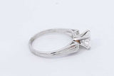 1.25ctw Round Center Diamond Ring 14k White Gold 3.2 Grams Size 7.5 Eb1025oxxzdu