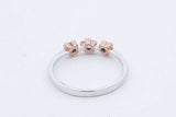 14k Gold Floral Ring With Diamonds 1.8 Grams Size 7 Eb0626loxde