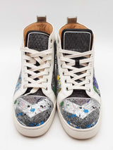 Christian Louboutin Lou Spikes Sequin Sneakers Eu Size 42 Eb0626lxzde