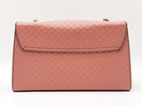 Gucci Emily Medium Chain Shoulder Bag In Pink Microguccissima Leather Fw0326przd