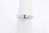 0.33ctw Diamond Ring In 14k White Gold 3 Grams Size 6 Eb0226lsrdu