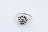 10k White Gold Cubic Zirconia Ring 2.1 Grams Size 6 Eb1124ixsa