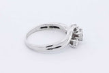 0.55cttw Princess Cut Diamond Ring In 14k White Gold 4 Grams Size 8 Eb0426pxzdu