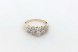 0.94cttw Diamond Ring In 10k Yellow Gold 4.4 Grams Size 9.25 Eb0926pxzsa