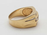 0.81 Cttw Natural Diamonds 14k Yellow Gold 7.7g Ring 9.25 Do0626rxzde
