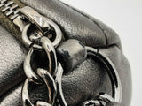 Chanel Metallic Lambskin Horizontal Quilt Mini Barrel Hand Bag Fw1224rrxdu