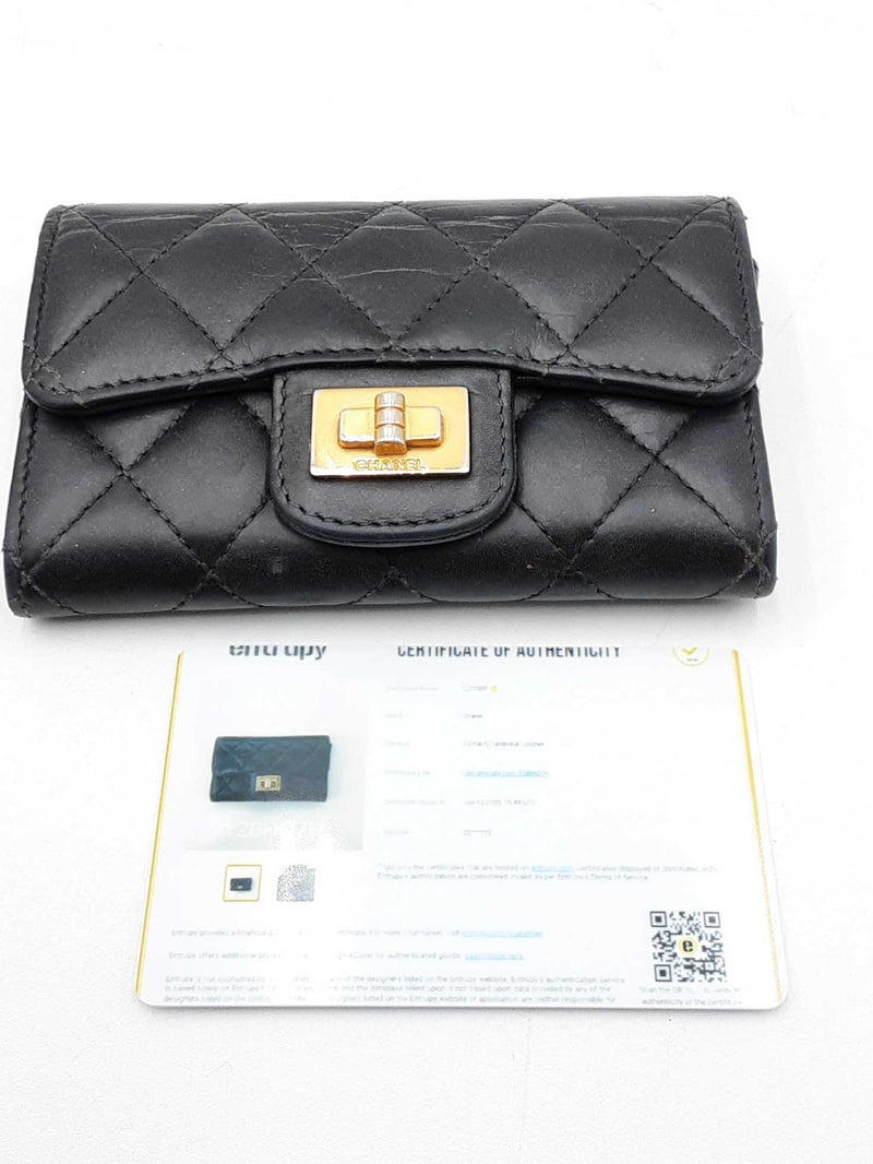 Chanel Quilted Leather Flap Card Holder Wallet Eb0125oxzdu